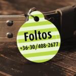 NagyAjándék Kör alakú kutyabiléta - zöld