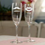 NagyAjándék Hipszter pezsgőspoharak