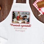 Nagyajándék Szeretet-Recept - Egyedi fényképes kötény