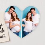 NagyAjándék Fényképes szív alakú hűtőmágnes