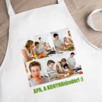 NagyAjándék Fényképes kötény - 4 képpel