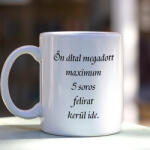 NagyAjándék Feliratos bögre