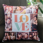 NagyAjándék Egyedi fényképes kispárna 8 képpel