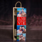 NagyAjándék Fényképes borosüvegdoboz