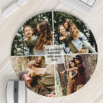 NagyAjándék Fényképes kör alakú egérpad