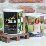 NagyAjándék Fényképes ballagási bögre, 3 képpel