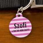 NagyAjándék Kör alakú kutyabiléta - rózsaszín