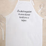 NagyAjándék Feliratos kötény