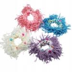  Dekoratív fonott hajgumi 4 db (0176-22 AS)