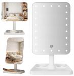 GASHIO Kozmetikai Tükör Megvilágított Vezeték Nélküli Smink Tükör Led Pro (LUSTERKO KOSMETYCZNE SM465-D)