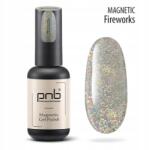 PNB Hibrid mágneses körömlakk Pnb Fireworks, Ezüst 8 ml
