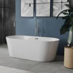 Foglia Cada baie freestanding 150 x 75 cm, ovala cu preaplin Ovale Foglia (822-150)