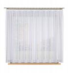  Gyönyörű mintás jacquard függöny kész rövid egyenes 160x300 fehér (HEL160x300)
