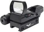 JS-Tactical Red dot multi-reticul cu laser rosu JS-Tactical