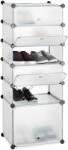 Relaxdays Suport pentru încălțăminte Relaxdays, plastic, 6 compartimente (10032969) Pantofar