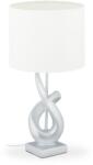 Relaxdays Lampă de masă modernă argintie Relaxdays (10049722)