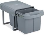 Relaxdays Coș de gunoi încorporat Relaxdays 2x15 l gri (10049285) Cos de gunoi