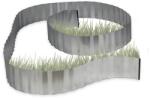 Relaxdays Borduri galvanizate pentru gazon Relaxdays (10021567)