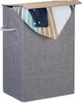 Relaxdays Coș de rufe Relaxdays cu capac cu velcro (10032799)