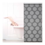 Relaxdays Rulou de duș Relaxdays cu puncte gri (10054946) Perdea de dus