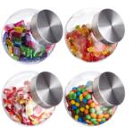 Relaxdays Set de 4 borcane pentru bomboane Relaxdays, 1, 5 l (10046746)