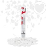 Relaxdays Confetti de petrecere 40 cm Inimioare Albe (10037689)