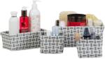 Relaxdays Coș de depozitare Relaxdays, set 4 piese, țesut (10036839)