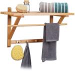 Relaxdays Cuier de perete Relaxdays din bambus (10019416)