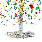 Relaxdays Confetti 40 cm Multicolor (10021845)