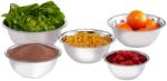 Relaxdays Set de boluri de amestecat Relaxdays, 5 piese (10028382) Castron
