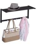 Relaxdays Cuier de haine de perete Relaxdays cu raft (10049631)