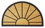 Relaxdays Covoraș de ușă semicircular Relaxdays, model cocos, 45x75 cm (10019344) Covor