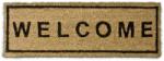 Relaxdays Covoraș de ușă Relaxdays „Welcome din nucă de cocos, 25x75 cm (10019347) Covor
