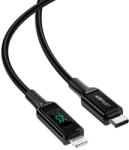 ACEFAST Cablu USB-C la Lightning Acefast C6-01, 30 W, MFi, 1, 2 m (negru)