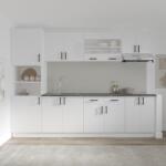 haaus Set Bucatarie Karo V23, Alb, Blat Thermo 28 mm, L 280 cm (918675)