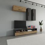 haaus Living Kos V10, Antracit/Stejar Artisan, L 190 cm (921637)