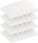 haaus Set 4 perne Luna Silver, fibra siliconata, bumbac, 50 x 70 cm (924010)