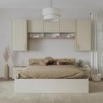 haaus Set dormitor Malmo V13, Pat 200 x 160 cm, Stejar Artisan/Argila (923747)