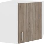 haaus Corp Superior Colt Karo, Stejar Somona Inchis/Alb, 60 x 60 x 60 cm (912833)