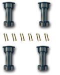 haaus Set 4 Picioare reglabile de bucatarie, H 10 cm (918255)