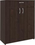 haaus Comoda Tisa, 1 Sertar, 2 Usi, Stejar Bronz, 80 x 35 x 100 cm (925871)