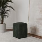 haaus Taburet Tapitat Talin, Verde Inchis, Stofa, L 35 x l 35 x H 45 cm (928735)