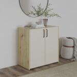 haaus Comoda Malmo, 2 Usi, Stejar Artisan/Argila, 81 x 42 x 80 cm (922764)