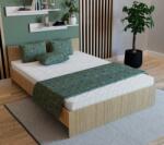 haaus Pat Remi, 200 x 140 cm, saltea spuma inclusa, Stejar Sonoma (920647)