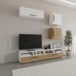 haaus Living Kos V15, Alb/Stejar Artisan, L 190 cm (921491)