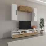 haaus Living Kos V18, Alb/Stejar Artisan, L 190 cm (921521)