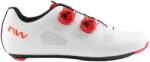 Northwave Revolution országúti kerékpáros cipő - fehér/piros