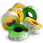 Árazócímke Kerekített 22x12 árazócímke fehér, 1 tekercs (22x12)