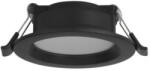 EGLO LED panel , süllyesztett , 3.8W , kerek , fekete , 8.6 cm , meleg fehér , műanyag , EGLO , ECO RANGE , IDUN-E , 74152