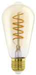 EGLO , 110077 , LEDE27 , fé nyforrá s , 2200 K , E27 , 1X4W , borostyá n